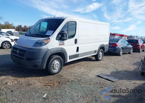 2015 Ram Promaster 1500 Low Roof z USA, uszkodzony, nr VIN 3C6TRVAG0FE512201